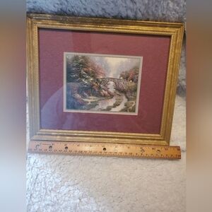 Thomas Kinkade Accent Print Stillwater Bridge Certificate of Authenticity